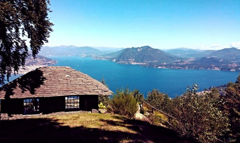 Garden Alpinia in Alpino, Italy